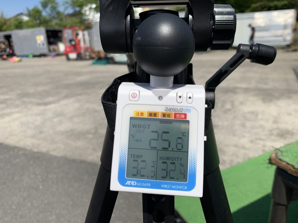 熱中症指数モニター計測