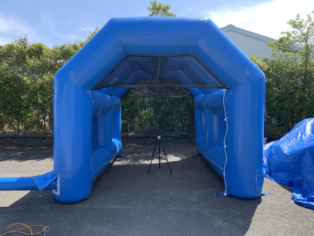 熱中症指数モニター計測テント内