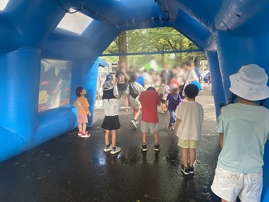 冷却ミストテント